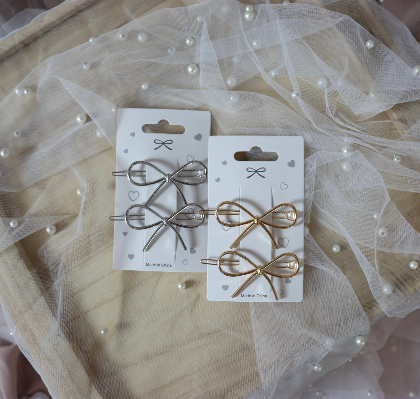 Bow Hair Clips