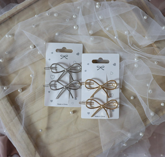 Bow Hair Clips