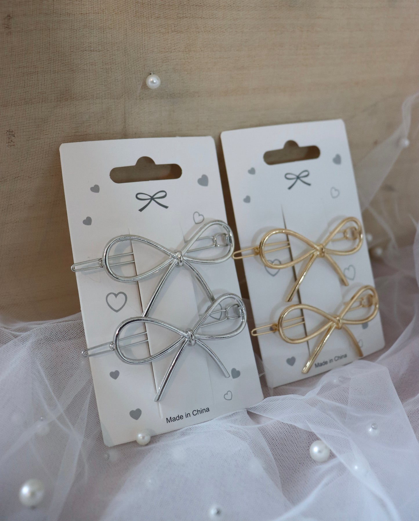 Bow Hair Clips